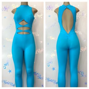 Enterizo azul celeste