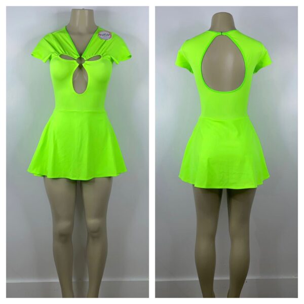 Vestido Verde Neón