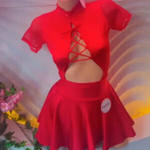 Falda roja