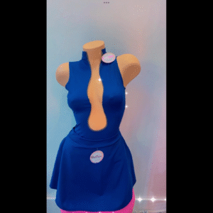 Falda azul oscuro