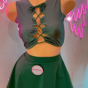 Falda verde