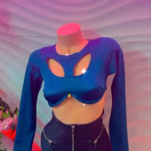 Top azul