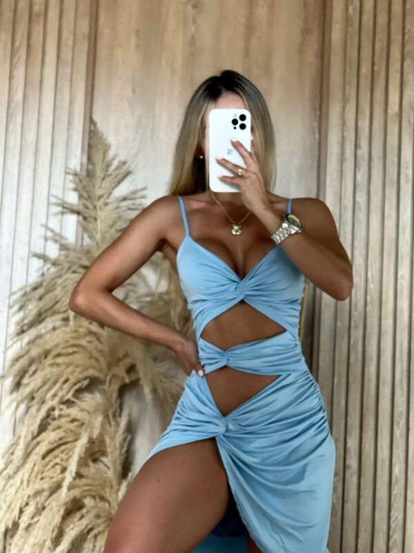 Vestido celeste