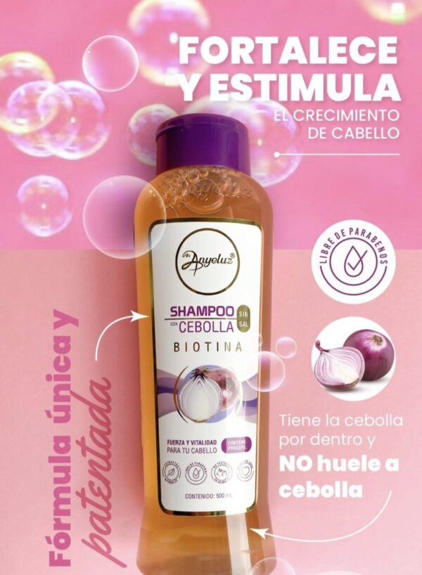 Shampoo de cebolla