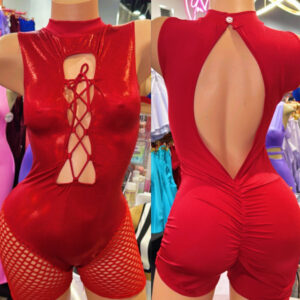 Enterizo Short Rojo