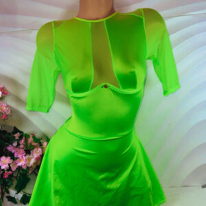 Vestido Verde Neón