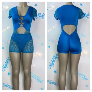 Enterizo Azul Turquesa