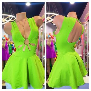 Vestido Verde Neón