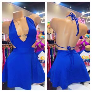 Vestido Azul Rey