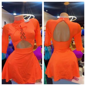 Vestido Naranja Neón Nightstyle
