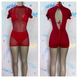 Enterizo Short Rojo