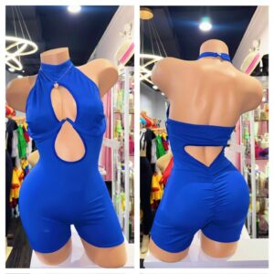Enterizo Short Azul Rey