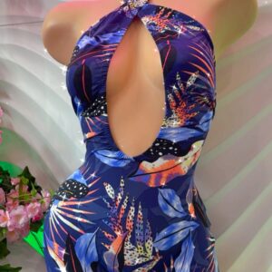 Enterizo Short Azul