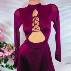 Vestido Vino Tinto
