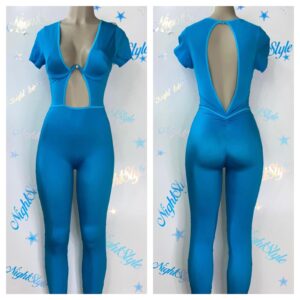 Enterizo Azul Turquesa